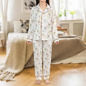 French Bulldog Pajamas Set – Cozy Frenchie Sleepwear for Dog Lovers, Relaxing Home Lounge Wear Nightwear Comfort | French Bulldog Pjs