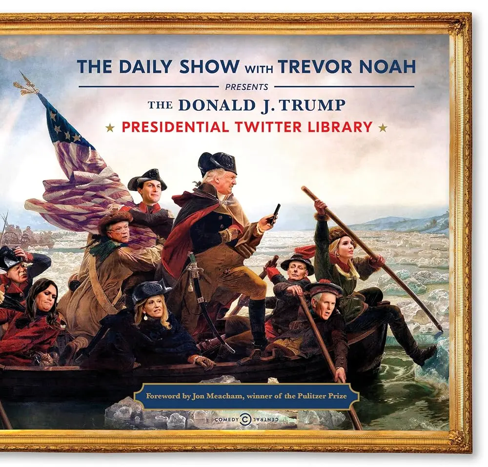 The Donald J. Trump Presidential Twitter Library Book - The Daily Show's 4,000-sq-ft Museum Highlighting DJT’s 140-character Predictions, "Always the Best" Themed Literature