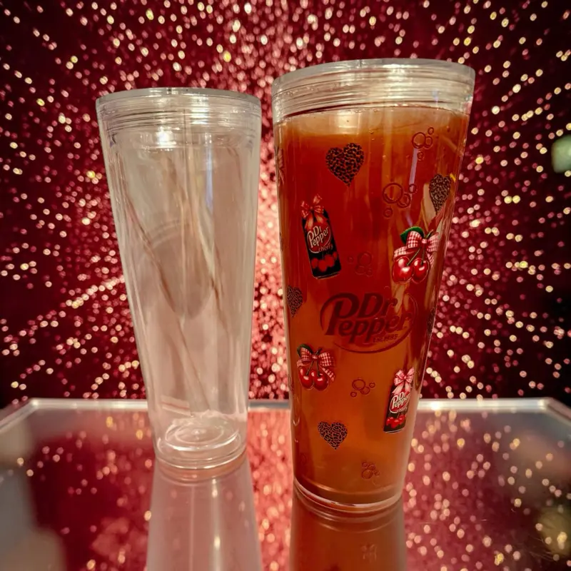 24 ounce Plastic Clear Tumbler