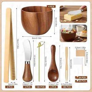 254PCS Charcuterie Board Accessories Set – Cheese Knives, Mini Tongs, Dip Bowls, Cocktail Picks, Butter Spreaders, Party Serving Utensils for Weddings, Events & Kitchen