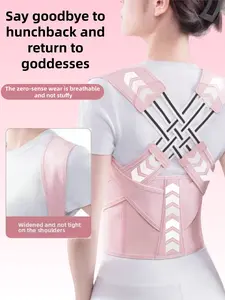 SY 1 Count Waist Trainer, Waist Training Belt, Posture Corrector Back Brace, Shapewear Belts, Adjustable Posture Strap Support for Shoulder Stretch and Spine Alignment, Corset, Shoulder Back Aligner, Suitable For Daily Wear Or Sports