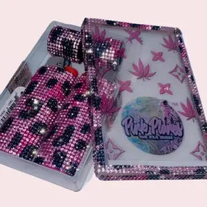 Pink Planes + Bling Lighter Case + Pink Planes Diamond Case + Crystal Rhinestones +  Luxury Accessory+ Assorted Colors & Styles- 2 Pack creative,  cute lighter lighter junk custom sparkle fancy lighters