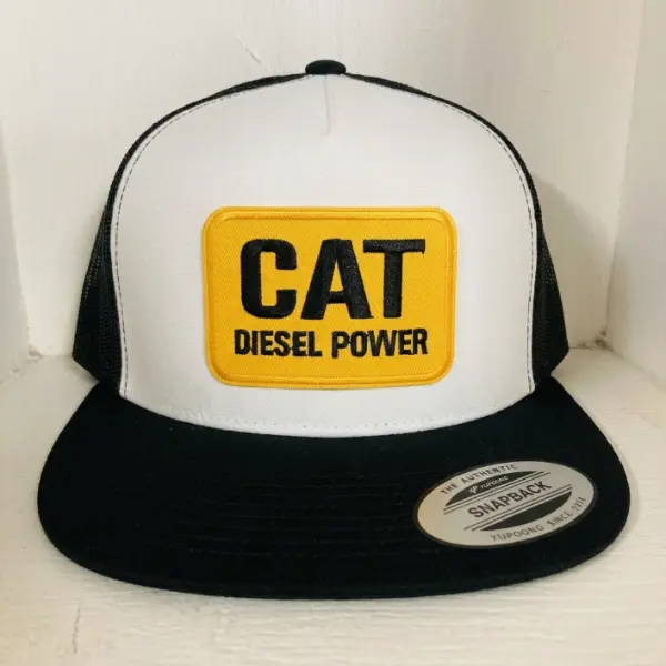 CAT/Caterpillar Embroidered Casual Streetwear Hat, Unisex Casual Street Style, Gift Idea For Her Him, Unisex Everyday Wear