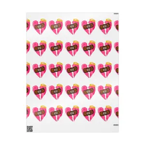 Jesus heals Heart Wrapping Paper, Fun Gift Wrap for Valentine's Day, Birthdays, Celebrations, Holidays, Creative Presents, Art Gift Wrap