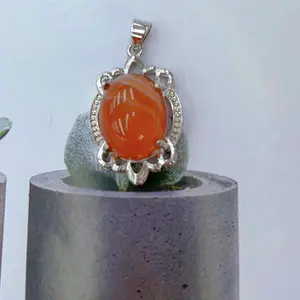 DZ31Whosale Gemstone Rock DIY Jewelry For Girls Stone Crystal Agate Necklace and Pendent