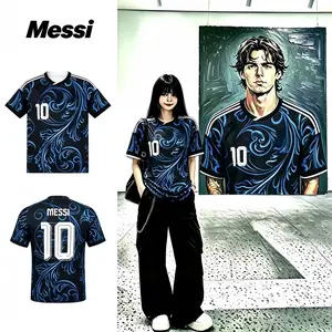 2026 Home And Away 10# Messi Short And Long Sleeve Soccer Jerseys Fans Version Breathable