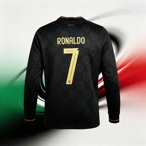 2026 Portugal National Home Away 7# Cristiano Ronaldo Long Sleeve Soccer Jersey Fans Version Breathable