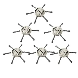 Durable Weed Wheel for Lawn Mower, Sharp Steel Wire Brush Head, High Efficiency Grass Trimmer Attachment, Long-Lasting Garden Tool Accessory