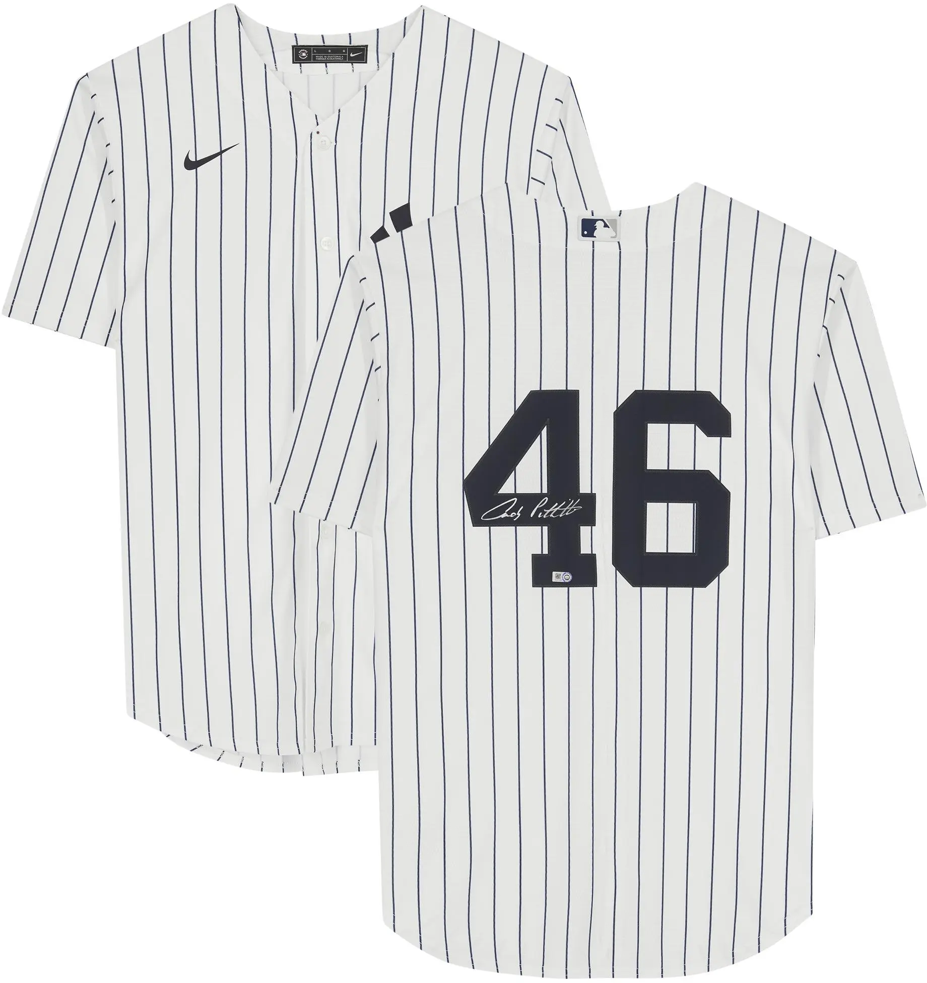 Andy Pettitte New York Yankees Autographed White Nike Replica Jersey - Fanatics Authentic Certified