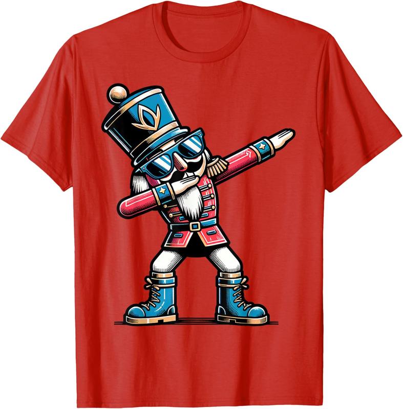 Christmas Gift Nutcracker Dabbing Boys Santa Xmas Funny Unisex T-Shirt Sweatshirt Hoodie Hooded Cotton Menswear Man Classic Short Sleeve Tshirt Christmas Gift Nutcracker Dabbing Boys Santa Xmas Funny Unisex T-Shirt Sweatshirt Hoodie Hooded Cotton Menswear Man Classic Short Sleeve Tshirt