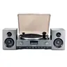 RadioShack 4001798 Tabletop Hi-Fi Turntable - Vinyl Records Player, 2-Channel Stereo Audio, ABS Plastic Build, 2 Detachable Speakers, CD Input, USB Input, Wireless BT Play, Hifi Vinyl Playback, Antiskate Tracking