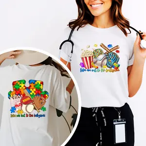 Take Me Out To The Ball Game Autism Baseball Shirt Sport Shirt, Game Day Shirt, Autism Awareness Shirt, Love Baseball Shirt