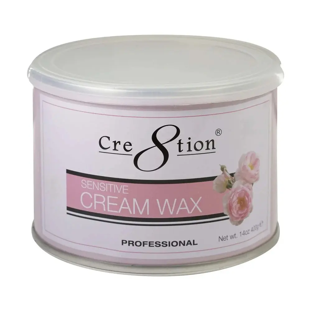Gentle Cream Wax for Sensitive Skin - Hair Removal for Full Body Care, Professional Depilatory Solution, 14 oz (500 ml) Jar, Gentle Depilatory Solution, Sensitive Care, Depilation