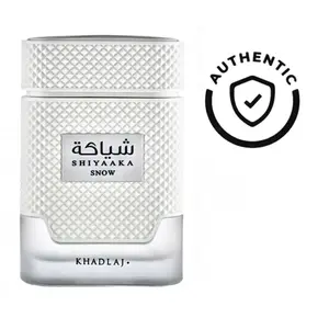 Khadlaj Shiyaaka Snow Eau De Parfum 3.4oz 100ML | Authenticity Guaranteed Made in UAE