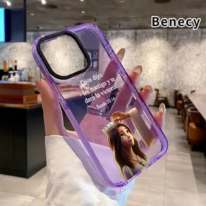 Soft Phone Case for iPhone 17 16 Pro Max 15 Plus 14 13 12 11  Air Crown Girl Anti-Yellowing Shockproof ultra-thin Silicone Crystal Cover Protective Smartphone Durable Casing