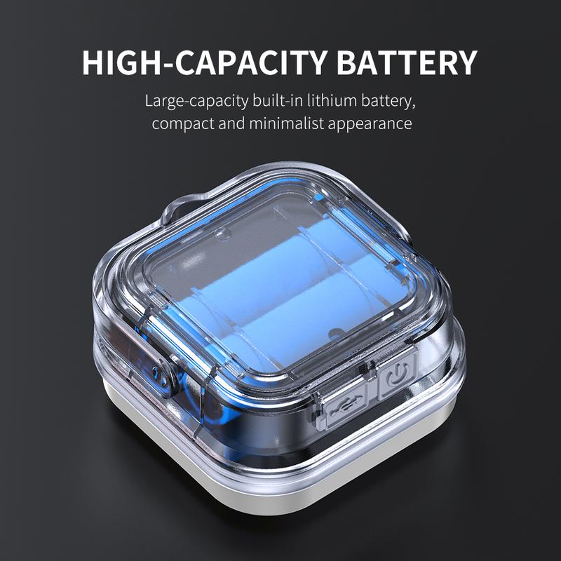 Black Panda-Portable Solar Light Super Convenient Dual Charging! TYPE-C Fast Charge + Solar Panel, High Lumen, Waterproof & Durable, Easy to Carry