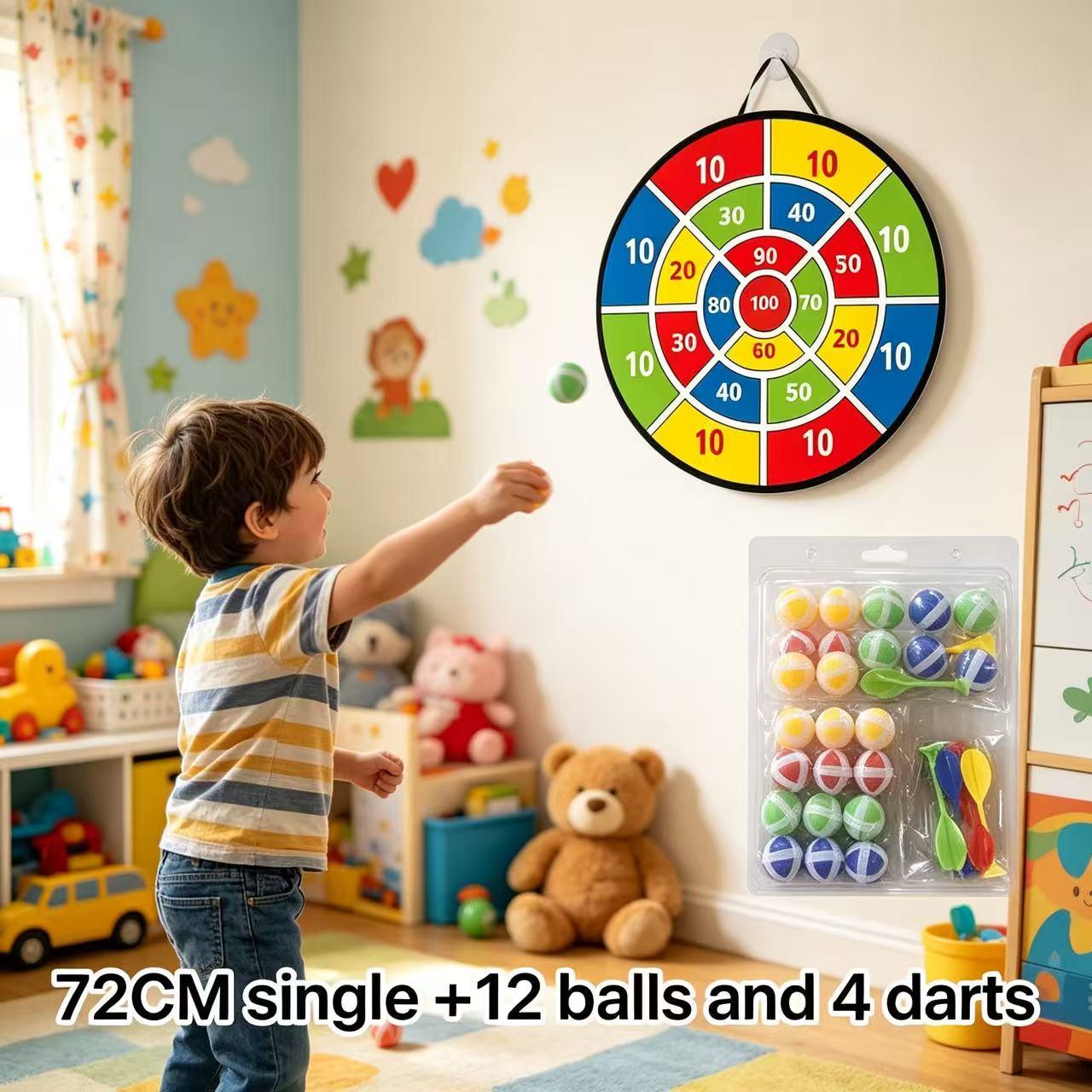 Chosen 29 Inch Dart Board Game, Sticky Ball Darts Board with 12pcs Balls & 4 Count Dart, Parent-child Interactive Toy Sports Game, Indoor & outdoor children's gifts, Creative Birthday and Holiday Gift Options, Toys for Boys, Fidget Toys,Christmas gifts Chosen 29 Inch Dart Board Game, Sticky Ball Darts Board with 12pcs Balls & 4 Count Dart, Parent-child Interactive Toy Sports Game, Indoor & outdoor children's gifts, Creative Birthday and Holiday Gift Options, Toys for Boys, Fidget Toys,Christmas gifts