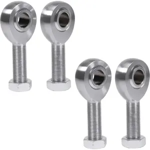 1/2" Heim Joints Rod End Kit Thread 0.5" Chromoly Heim Joints Suspension Kit Right and Left Hand Traction Bars Steering Kit with Jam Nuts (2 set-1/2 inch)