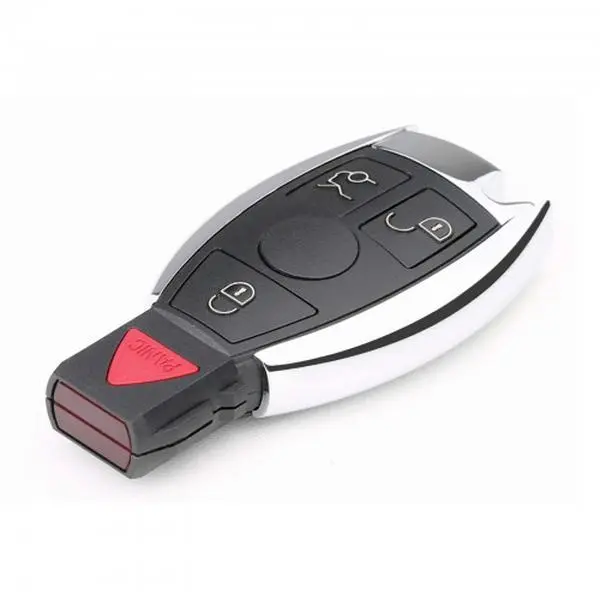 5pcs/Lot Mercedes Benz 4-Button Smart Key Plastic Shell - Perfectly Compatible with VVDI BE Key Assembling, Automotive Car Repair Tool Accessory for Code Readers & Scanners