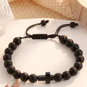 7th-13th Birthday Gifts for Boys, Happy Birthday Cross Beads Bracelet Gifts for Boy Age 7 to 13