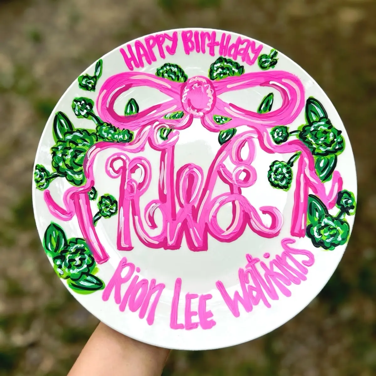 Birthday Plate Decor Ornaments Decoration for Festive Parties