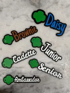 Girl Scout Level Bag Tag