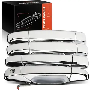 MELLOW MORNINGS Exterior Doors Handles Front Rear Driver Passenger For 2007-2014 Silverado,Suburban,Tahoe,Avalanche (Chevy), Sierra,Yukon (GMC), Cadillac-Replace #   22737222 22738721 25900521