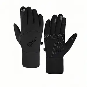 1 pair with Guitar Elet Design Dynamic GUITAR nwinter gloves Winter Thermal Gloves Touch Screen Grippy Palm Winter Activities Adults Comfortable Christmas gifts Thick Fashion