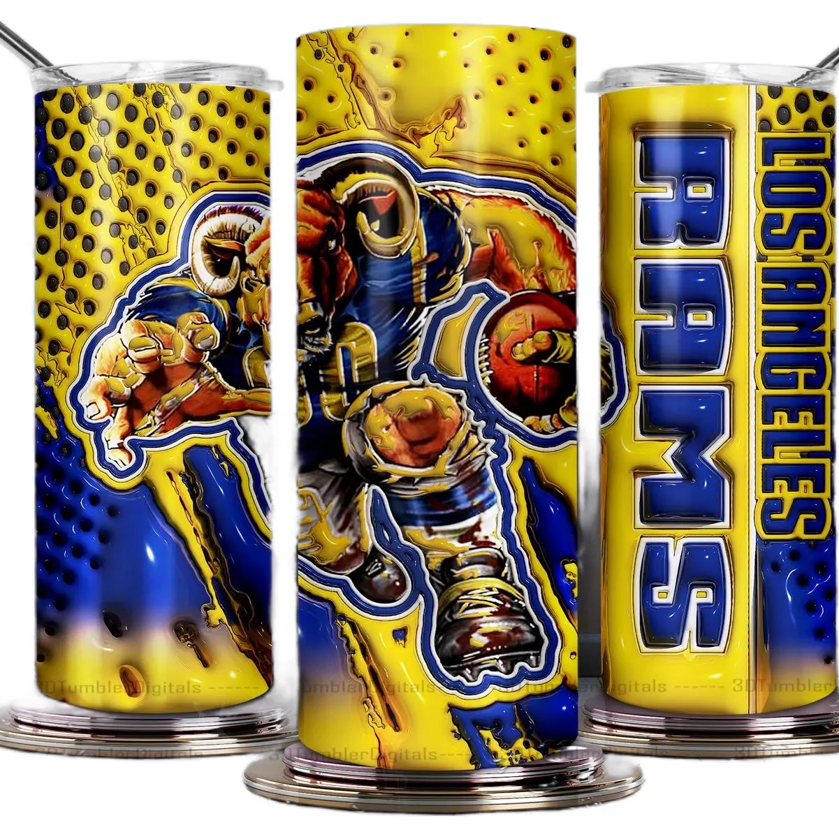 20 oz Rams Tumbler