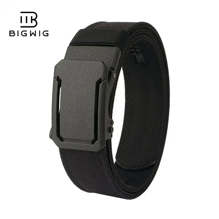 Belt 1.75" Stretch Ratchet Nylon Belt Reinforced Buckle Sport Belts CCW Belts, men's and women's tactical belt, outdoor hunting tactical belt, tactical automatic buckle men's belt