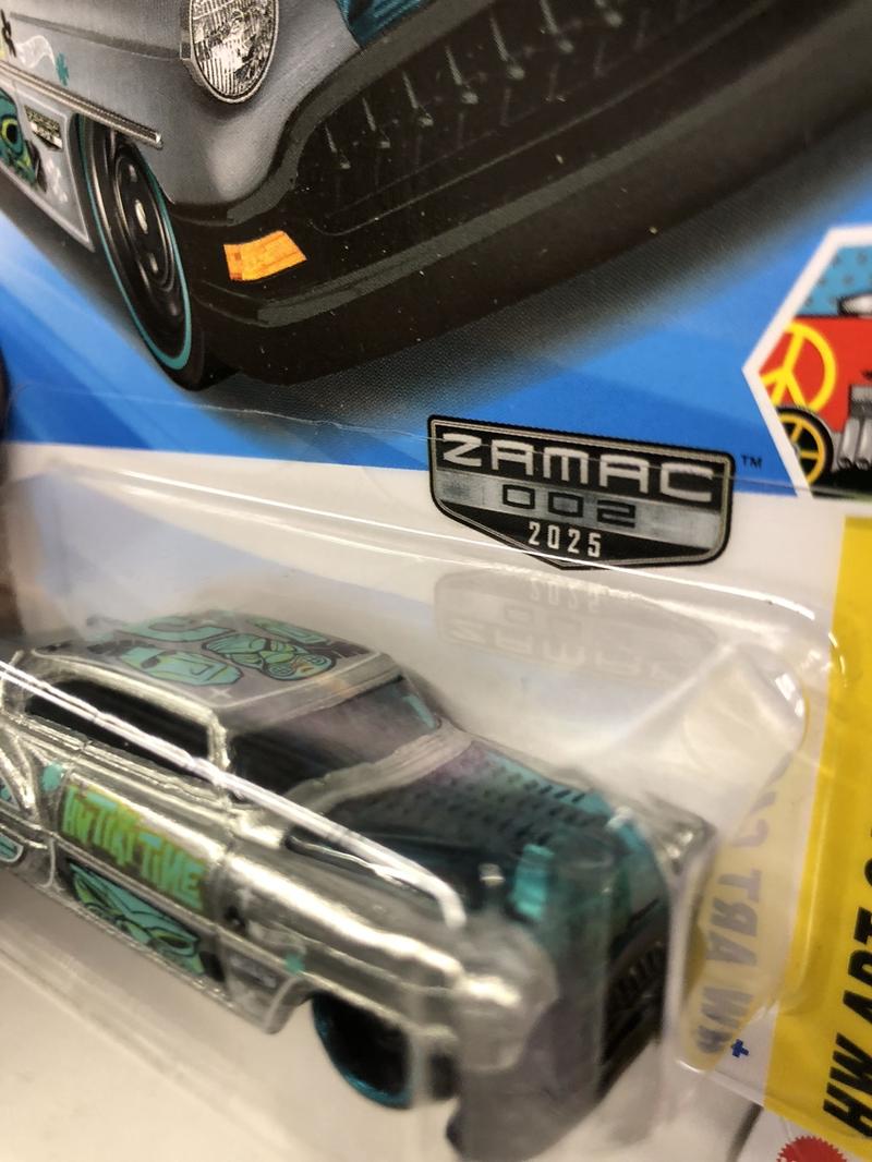 Hot Wheels 2025 Mazda Autozam ZAMAC HW Dream Garage Custom '53 Chevy ZAMAC HW Art Cars Lot Sculpture 1:64 Scale