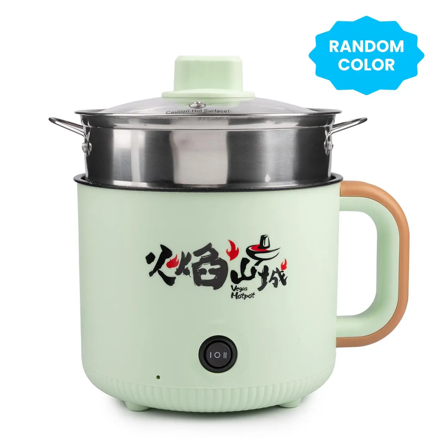 Vegas Multi-Functional Steam and Cooking Pot (RANDOM COLOR), Ramen Cooker, Hot Pot & Steamer