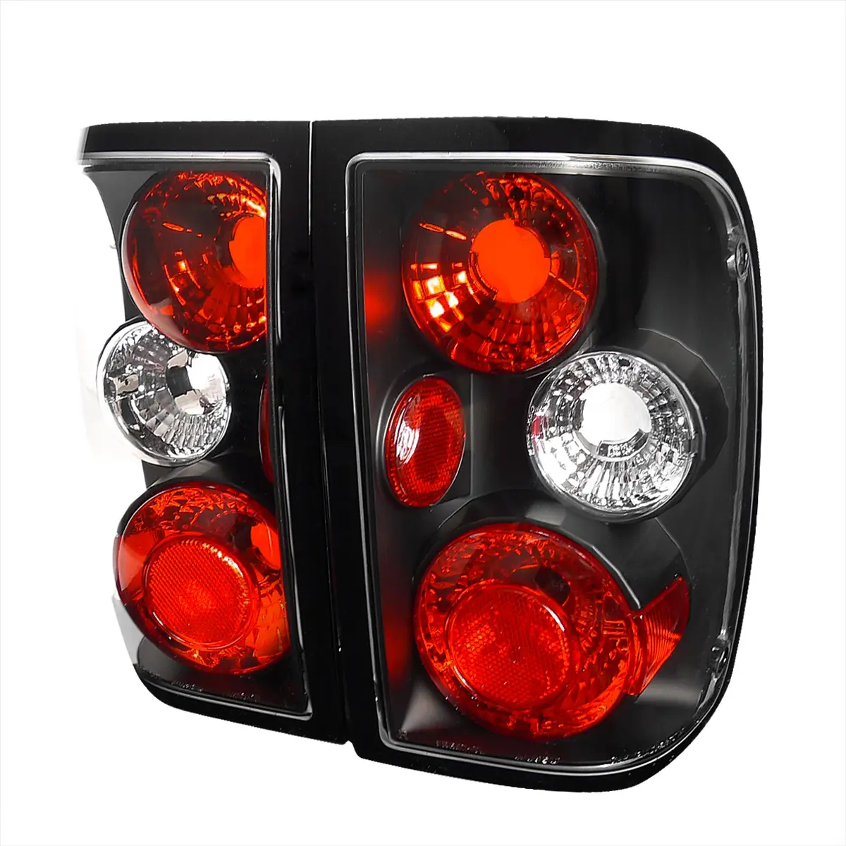 1993-1997 Ford Ranger Tail Lights (Matte Black Housing/Clear Lens)