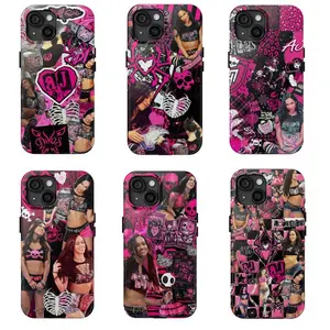 Aj Lee WWE Phone Case, Cm Punk Phone Case, For iPhone 17Air Promax 16 15Promax 14 13 12 11 Plus Pro Max and for Samsung S25 24 23 22 | Trendy Tough Case | Durable and Shockproof | Perfect Gift for Fans Men Women.lightweight, new fashion trend design