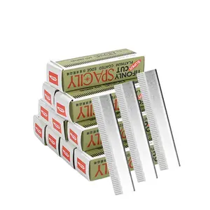 50pcs Unscented Stainless Steel Eyebrow Razors, Hair Trimming Blades for Normal Skin, Beauty and Makeup Essential Tools, Cosmetic