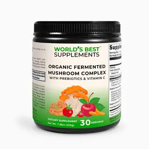 Organic Fermented Mushroom Complex Powder | 210g | World's Best Supplements