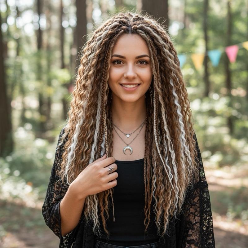 Caramel Melt DE Dreads 24in Caramel Melt DE Dreads 24in