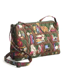 Vera Bradley Women's Premium Cotton Foxbury Crossbody Bag