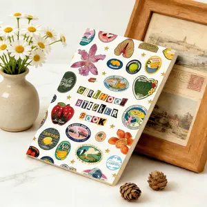 Vintage Girlhood Sticker Book, Artistic Cover, Rich Theme Stickers, Perfect for Handmade Albums, Diary Decor, Gift Wrapping, Home Decoration, High Adhesive Stickers