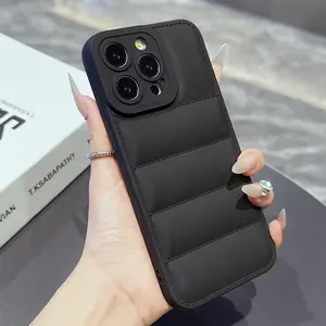 Down Jacket Phone Case Cover for Apple iPhone Models, Perfect Christmas Gift, New Year Present, Easter Gift, Ideal for Family and Friends