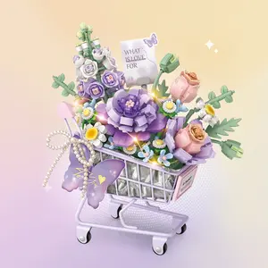 Classic Carrot Flower Pot Model, Rose Sunflower Eternal Flowers Bouquet, Artificial Flower Arrangements, Artificial Bouquets, Indoor Outdoor Home Decor, Perfect Gift for Adults Kids