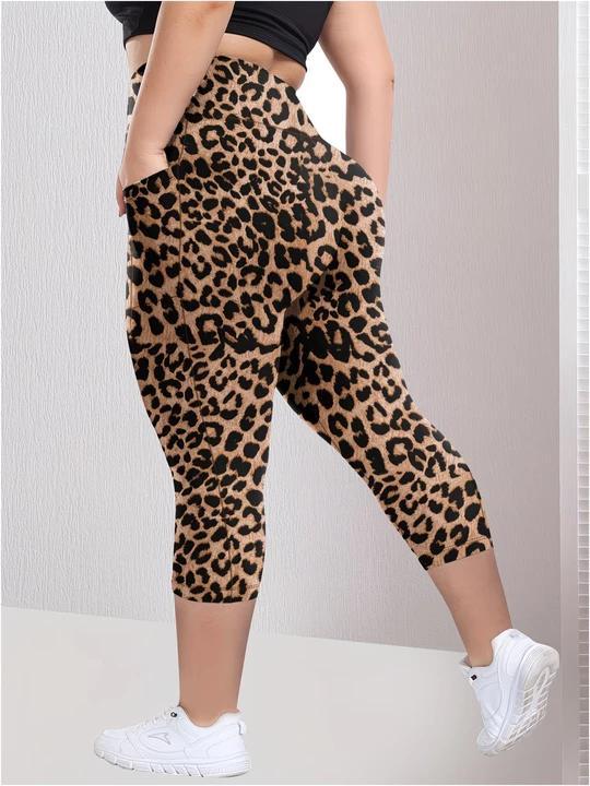 4 Pack Plus Size Capri Leggings for Women High Waisted Yoga Pants with Pockets for Women Tummy Control Workout Leggings Yoga Capris 4 Pack Plus Size Capri Leggings for Women High Waisted Yoga Pants with Pockets for Women Tummy Control Workout Leggings Yoga Capris