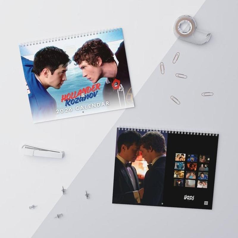Heated Rivalry 2026 Calendar, Hollander & Kozanov Calendar, MM Romance ...