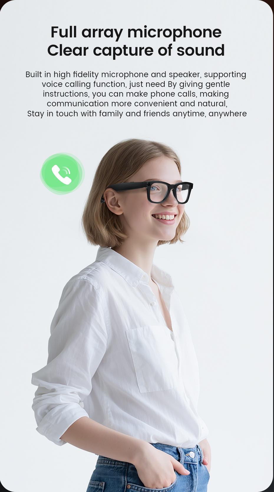 Electrochromic Smart Touch Control Camera Glasses 8MP Full Array Mic Voice Call Touch Sensitive Adjustment Perfect Christmas Gift for Tech Lovers Digital Wearable Electrochromic Smart Touch Control Camera Glasses 8MP Full Array Mic Voice Call Touch Sensitive Adjustment Perfect Christmas Gift for Tech Lovers Digital Wearable