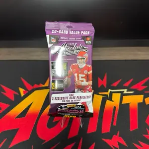 2025 Absolute Value Pack 20 Cards Blue Parallel