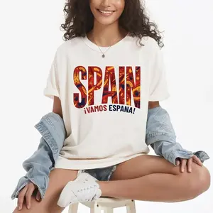 Spain National Team Soccer Fan Tournament 2026 Graphic T-Shirt Tshirt Classic