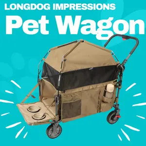 LONGDOG IMPRESSIONS Pet Foldable Wagon