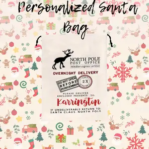 Personalized Christmas Santa Bag