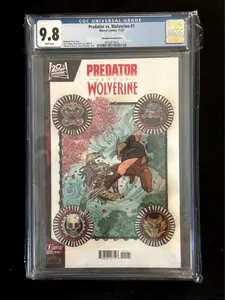 Predator vs. Wolverine #1C Variant CGC 9.8 | Marvel 2023 | White Pages Investment Grade
