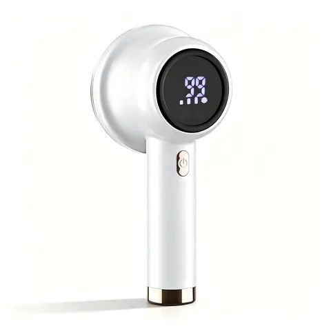 [Halloween & Christmas Gift] Rechargeable Fabric Shaver With 6-Leaf Stainless Steel Blades Lint Remover with 3-Speed and LED Display for furniture,sweaters,couches,blankets and more.Efficient cleaning removes unwanted lint and fuzz effectively last-minute